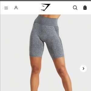 Gymshark Grey Flex High Waisted Shorts